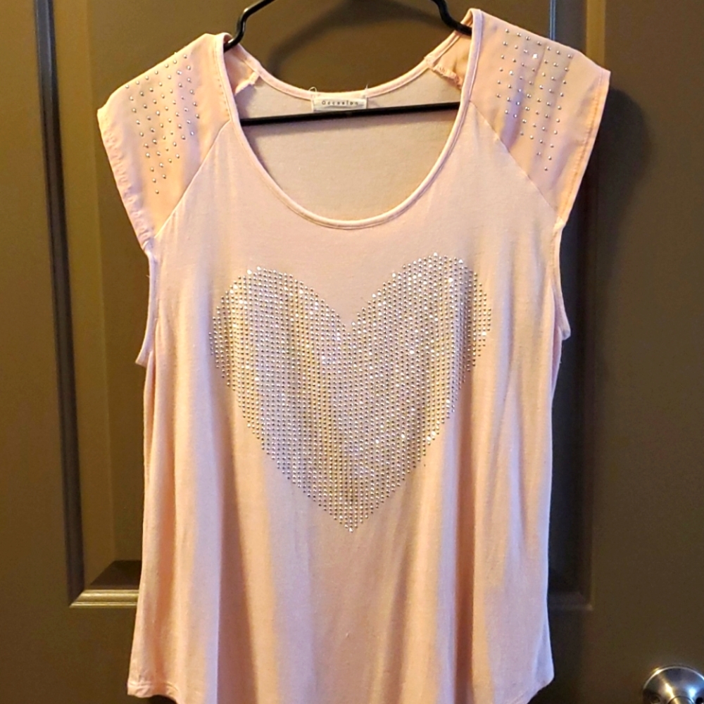 Bling Heart top